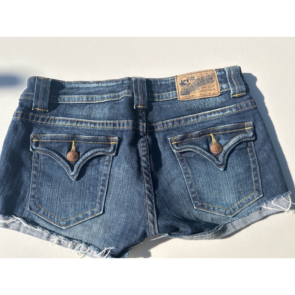 Vigoss Studio The New York Short Dark Wash Denim Cut Off Size 13/14 SH20848NB16 - Picture 2 of 7